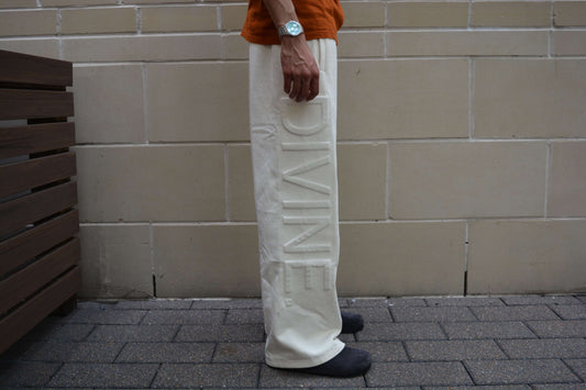 DIVINE Wide-Leg Sweatpants - Cream